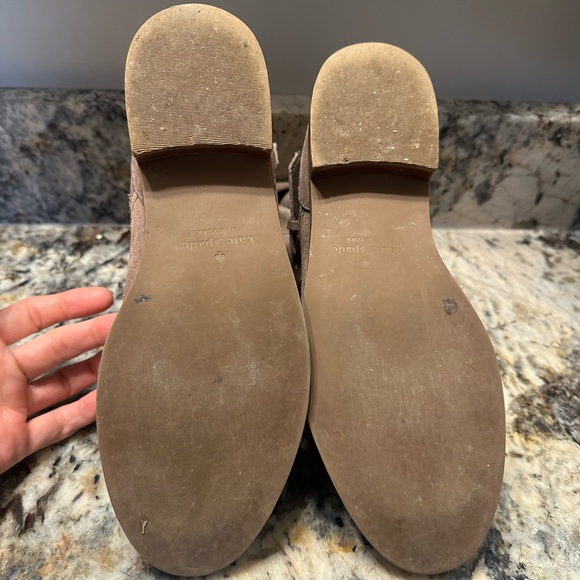 Kate Spade Taupe Suede Ankle Boots - Picture 4 of 9